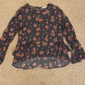 Girls Tucker and Tate long sleeve blouse size L